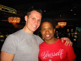 Keith Collins and Delisco (Winner of Wayne Newtons "The Entertainer" on E!") in Las Vegas
