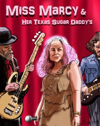 art by Dan Keunster (google him!!) May 2021 now hanging at The Balcony Club in Dallas, TX with George Geurin and Reo Casey
