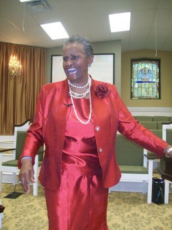 Pastor Clara Reed of the Upper Room Fellowship Ministries Church in Belzoni, MS
