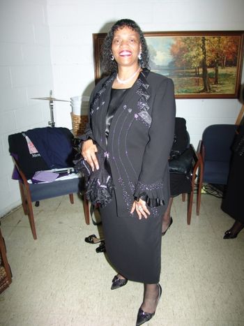 Ms. Stella Alexander "the Lady with the high voice"
