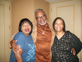 Linda & Stella with Henry (Goodnews) Jones  of J&B Productions!! at the NAGPM in Atlanta!
