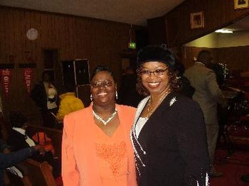Pat & Sister-in-Law, Gina Bell at the Pre-Anniversary
