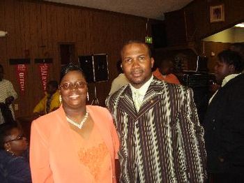 Pat Artison & Charles Golden of WESE Tupelo,MS at the Pre-Anniversary
