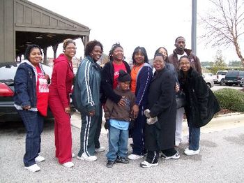 Bell Singers, Rev. & Mrs. Newson, Booster Club members! Everybody chillin in AL 01/08
