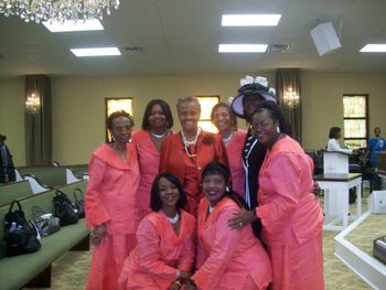 Bell Singers with Pastor Clara Reed and Apostle Dorothy Forman in Belzoni, MS
