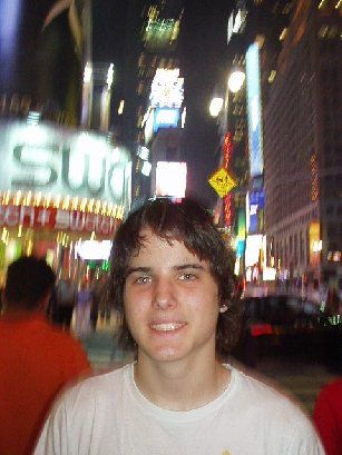 Zak in Time Square
