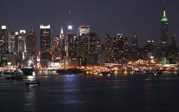 New York by Night.
