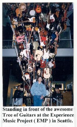 Tree of Guitars, Experience Music Project, Seattle.
