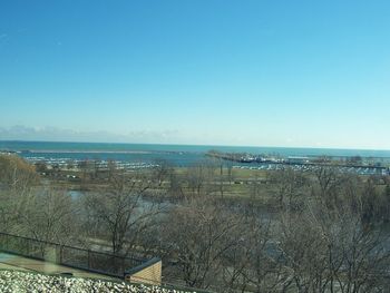 Winter view from Helen Bader Center
