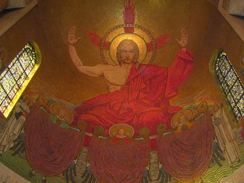 Christ in Majesty (amazing mosaic)
