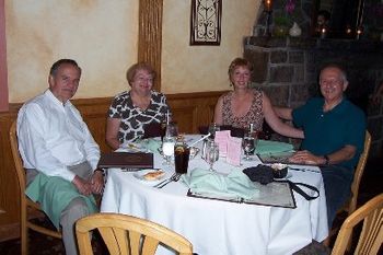 At Biagio's, after the unveiling of my Dad's stone: Walter, Karen, Barbara, Joe
