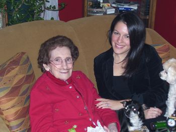 Christmas in Rochester - 12-24-25-26-11 - my Mom-in-law Carol and my gorgeous niece Meggan
