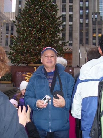 Me and The Christmas Tree at Rockefeller Center

