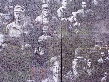 Images on the Wall - Korean War Memorial
