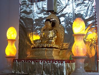 Close- up of the Eastern Buddha

