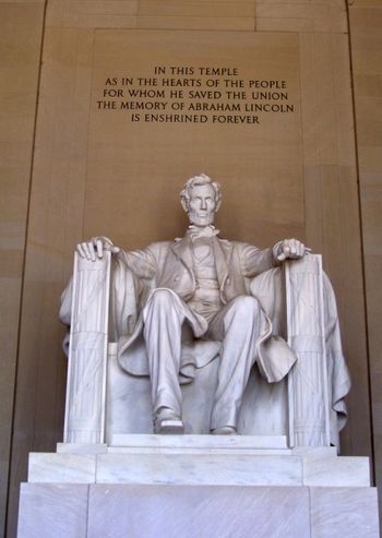 President Abraham Lincoln, immortalized
