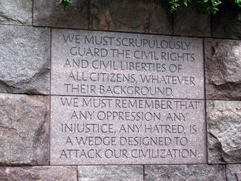 FDR's important words: relevant now!
