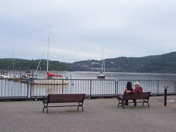 Cold Spring: looking out over the Hudson River to West Point
