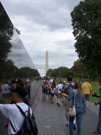 View from Vietnam War Memorial
