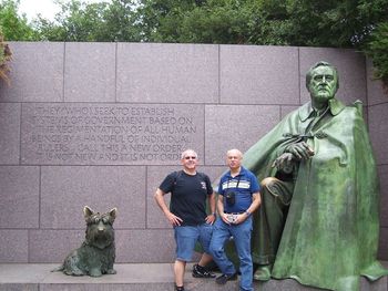 Us with the most important U.S. President of the 20th Century: FDR
