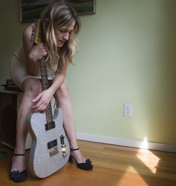 Me and my sparkly guitar!
