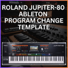 Roland Jupiter-80 Ableton Live Program Change Template