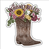 WhiskeyBelles Boot Flower Magnets