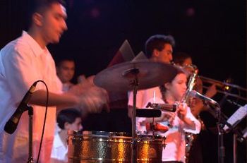 Erik tears up the timbales, 2006
