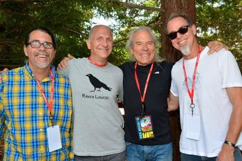 lee parvin, michael lindner, peter kaukonen, tim gahagan at whistlestock 2014 photo by mo delong

