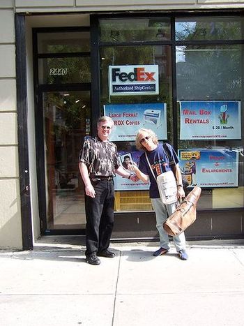 Ray Reach and Lou Marini in New York, 2004
