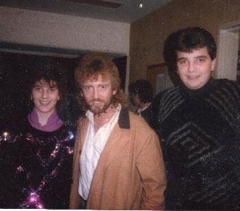 Tom took Becky and Ben Isaacs back stage at the Grand Ole Opry where they ran into Keith Whitley, now a country music legend.
