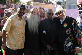 Rahmlee with bassist Lee Sklar, Gavin Christopher, and Narada Michael Walden. Rahm and Lee toured together with Phil Collins
