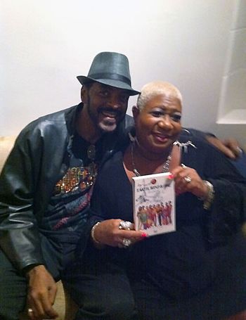 Rahmlee with comedian Luenell
