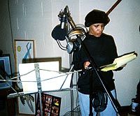 Anita Easterling working on her debut cd "MY EXPERIENCE"
