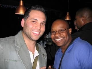Syd and Best Friend and Co-Music Director of "The Unit", Kevin Teasley before hitting the stage!
