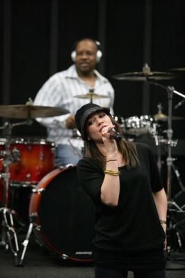 Rehearsal with Hilary!
