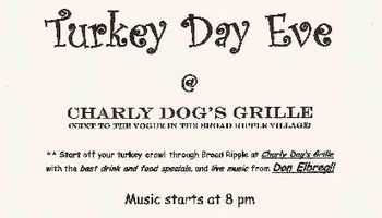 This flyer is from circa 2001, when I played at Charly Dogs on Thanksgiving Eve
