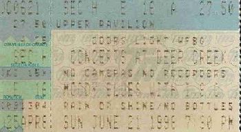 This stub is from another Moody Blues and Indianapolis Symphony Orchestra show
