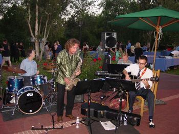 Performing at the 2007 Child Education Center benefit with Kendall Kay (d), Andy Suzuki (s), and Peter Kastner (b)
