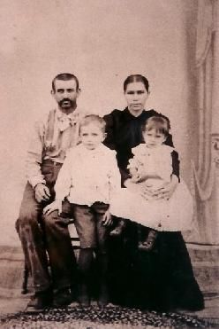 Like many Germans, I'm interested in family history. The man in the photo is my great-great grandfather, George Kerstetter. Everyone says I look "the spittin' image" of Pappy Kerstetter. The little gi

