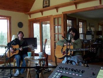 Rosemary Phelan & Jason Laprade recording session for Acoustic Harmony Presents (4/12/08)
