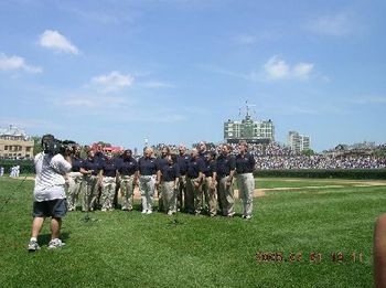 Performing the National Anthem at Wrigley Field Cubs Game
