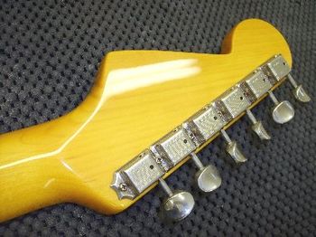 After final assembly.  The previous headstock hack-job is history, and this '63 Strat plays, sounds and LOOKS great once again.
