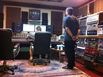 Echoes Recording - during the mixing of Real Love
