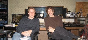 Mark Rubel and I after a mix session at Pogo Studio
