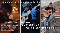 Acoustic Fingerstyle Guitar Night with Janet Noguera, katgrüvs, and Omar Contreras