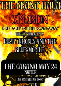 Grant Haua Xplosion with Dusty Rhodes and The Bluesmobile