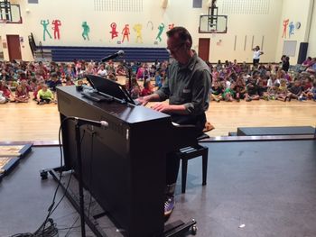 Carl Sonny Leyland at Fairview Elementary, 8/10/15
