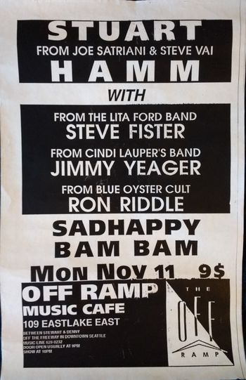 Bam Bam, Stuart Hamm, SadHappy - Off Ramp
