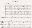 Emergence for Chamber Ensemble; Full score and parts